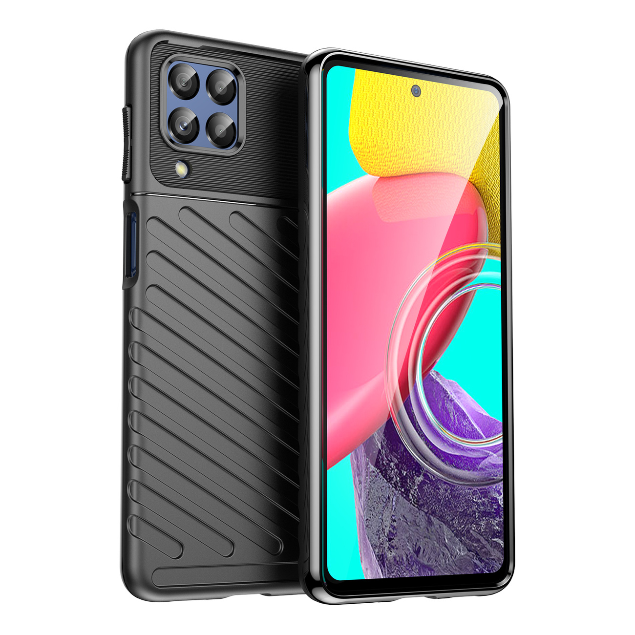 Pouzdro Thunder Case pro Samsung Galaxy M53 5G , černá