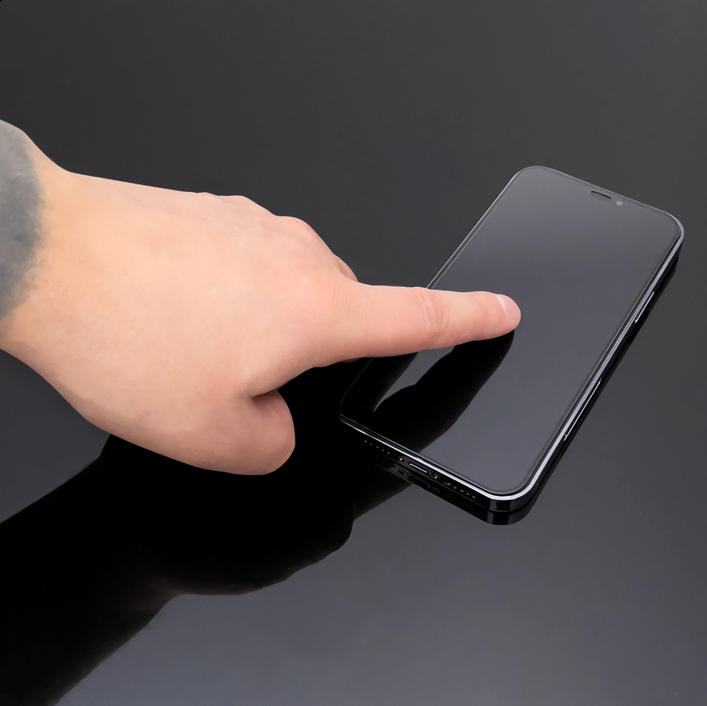 Wozinsky Celoplošné Flexi Nano Hybrid tvrdené sklo 9H pre iPhone 12 Mini 5.4" black