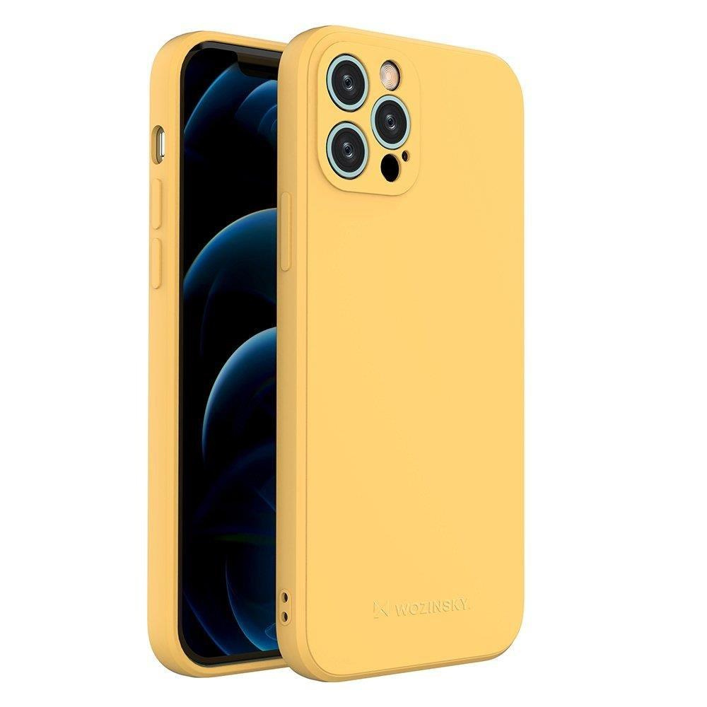 Levně Wozinsky Color Case silikonové pouzdro na iPhone 13 Pro 6.1" yellow