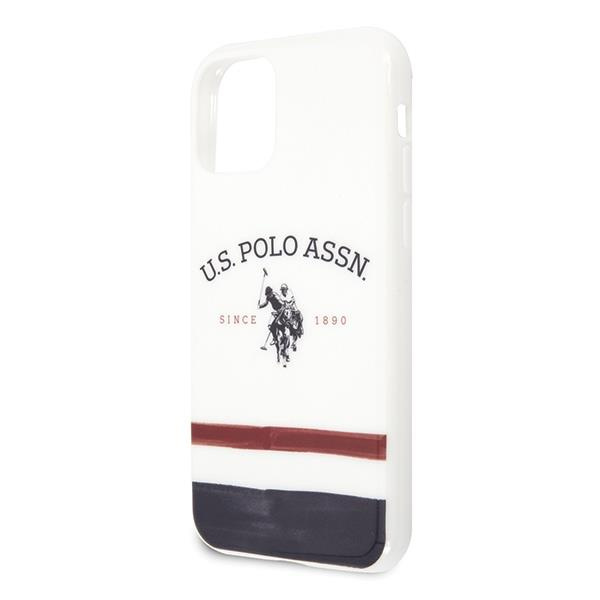 US Polo USHCN58PCSTRB iPhone 11 Pro biela / biela Tricolor Collection Collection