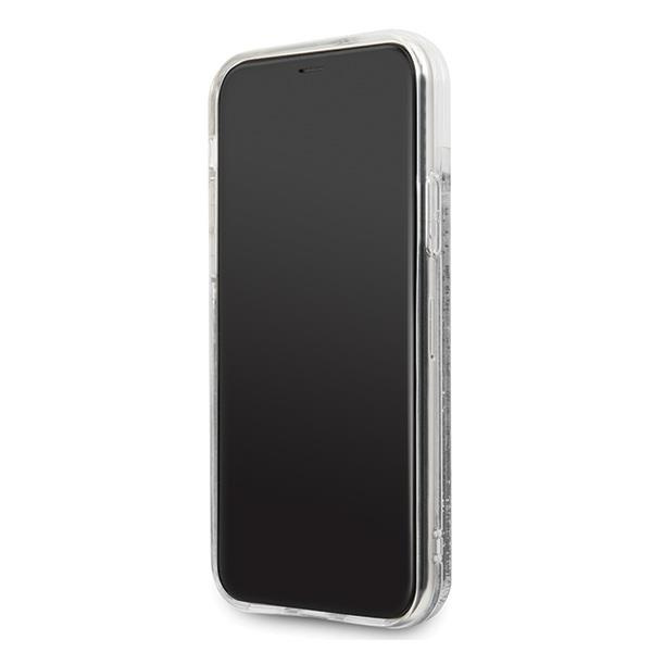 Púzdro Karl Lagerfeld KLHCN65ICGBK iPhone 11 Pro Max čierno / čierne ikonické trblietky
