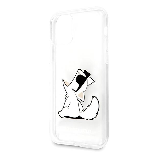 Karl Lagerfeld KLHCN65CFNRC hard silikonové pouzdro iPhone 11 Pro MAX transparent Choupette fun