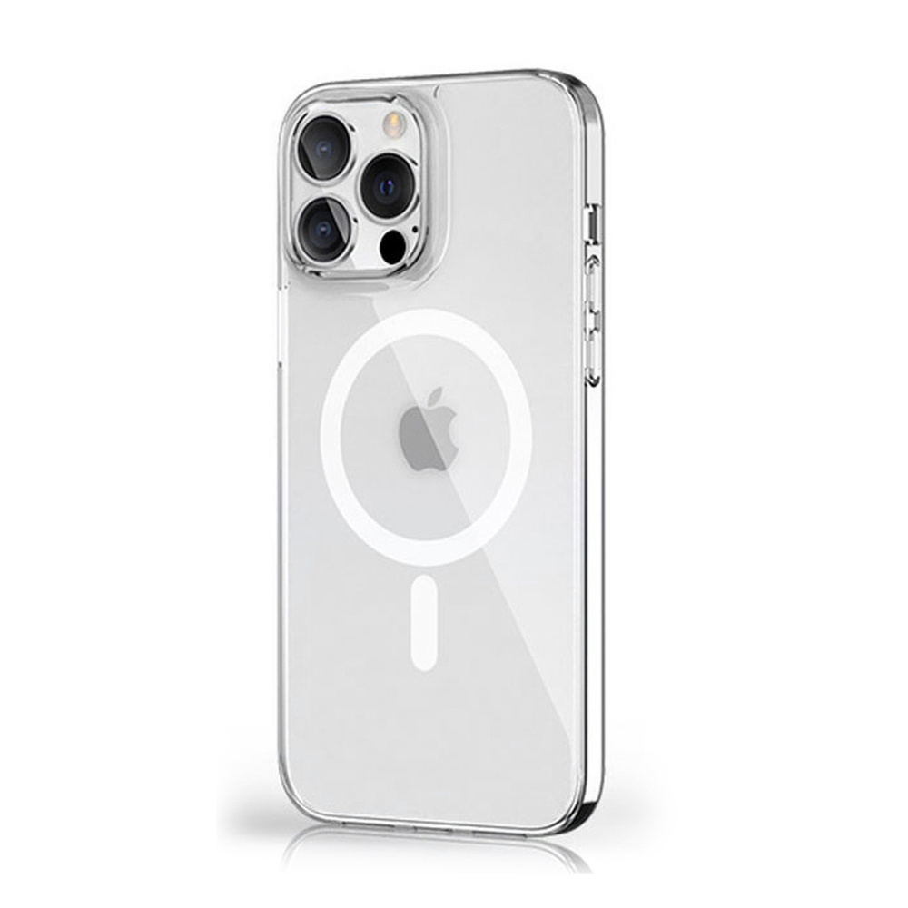 Magnetické pouzdro Kingxbar PQY Gradient Series pro iPhone 13 Pro Max Housing Clear Cover (kompatibilní s MagSafe)