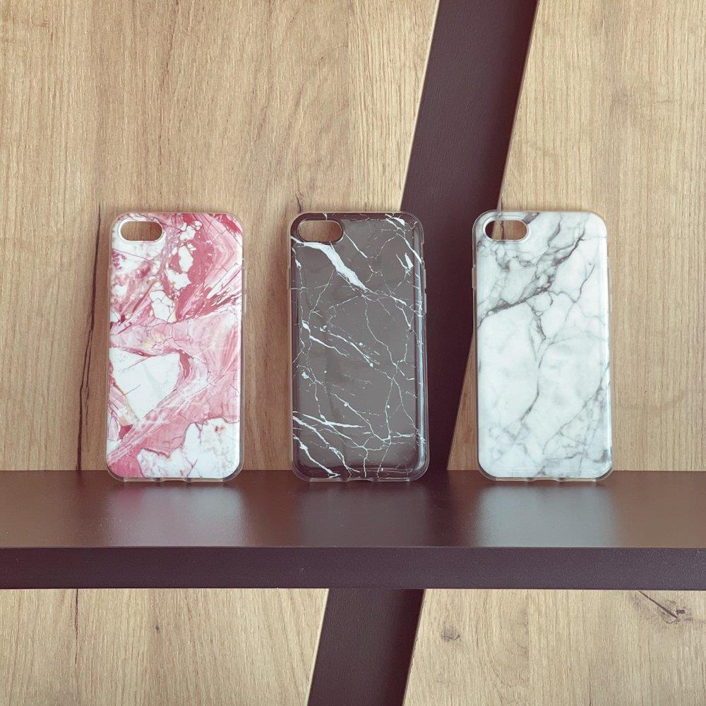 Wozinsky Marble silikonové pouzdro pro iPhone SE 2022/SE 2020/8/7 pink