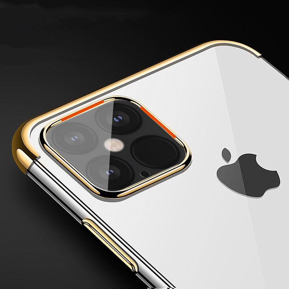 Color Electroplating silikonové pouzdro na iPhone 12 Pro Max 6.7" black
