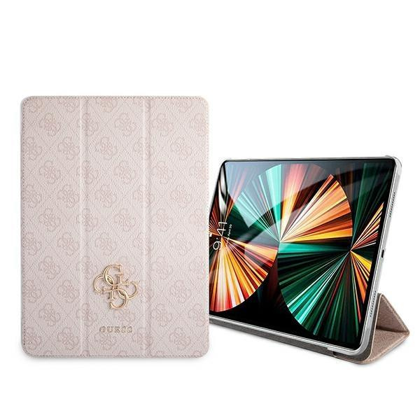 Guess GUIC12G4GFPI iPad 12,9 & quot; 2021 Obal na knihu ružová / ružová 4G kolekcia