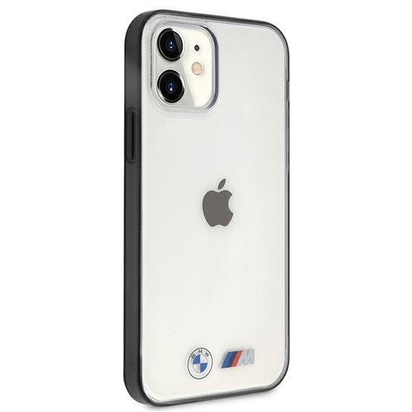 Etui BMW BMHCP12SMBTOK iPhone 12 mini 5,4 "priehľadný pevný obal Sandblast
