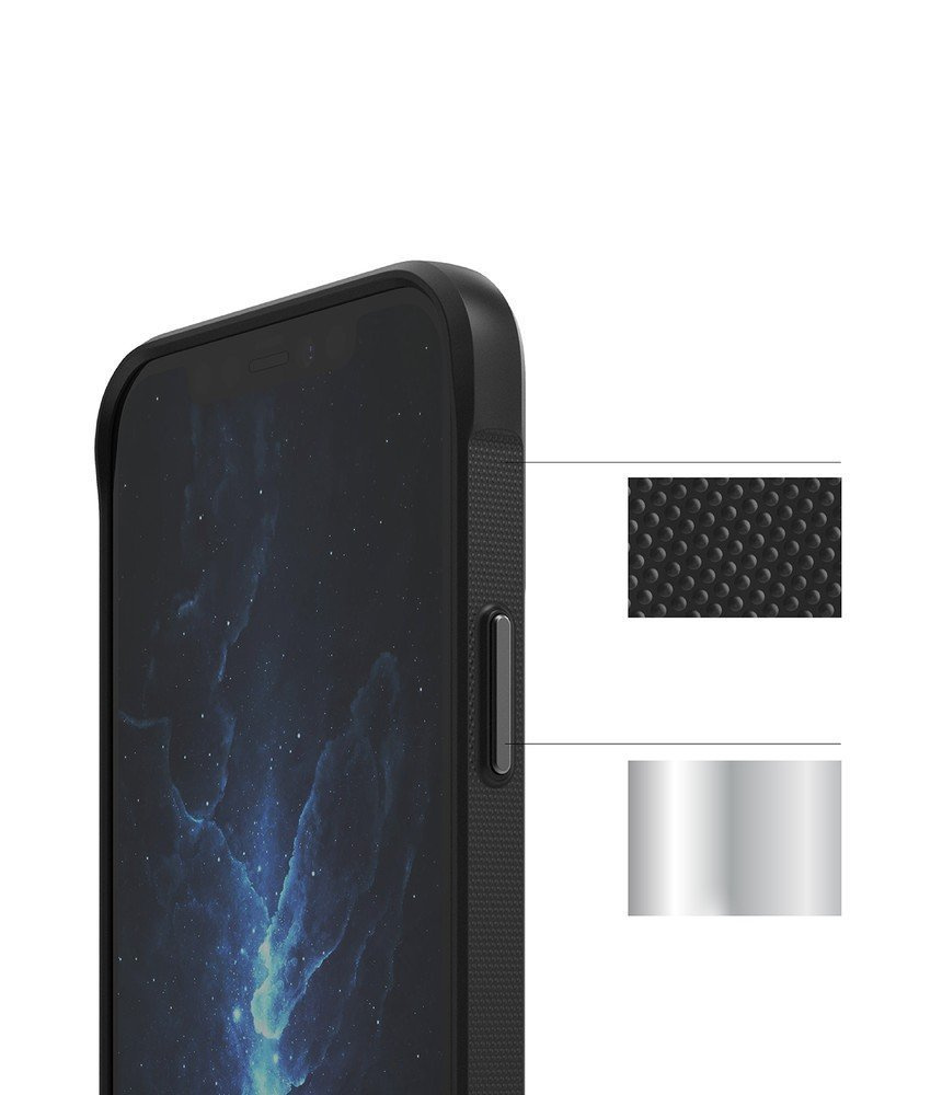 Ringke Onyx silikonové pouzdro na iPhone 12 Pro MAX 6.7" Dark grey