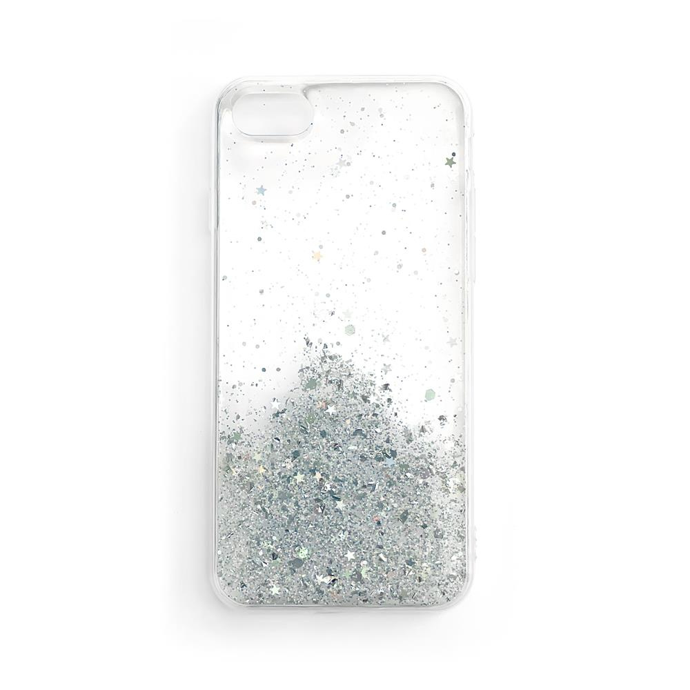 Wozinsky Star Glitter silikonové pouzdro na iPhone SE 2022 / SE 2020 / iPhone 8 / iPhone 7 transparent