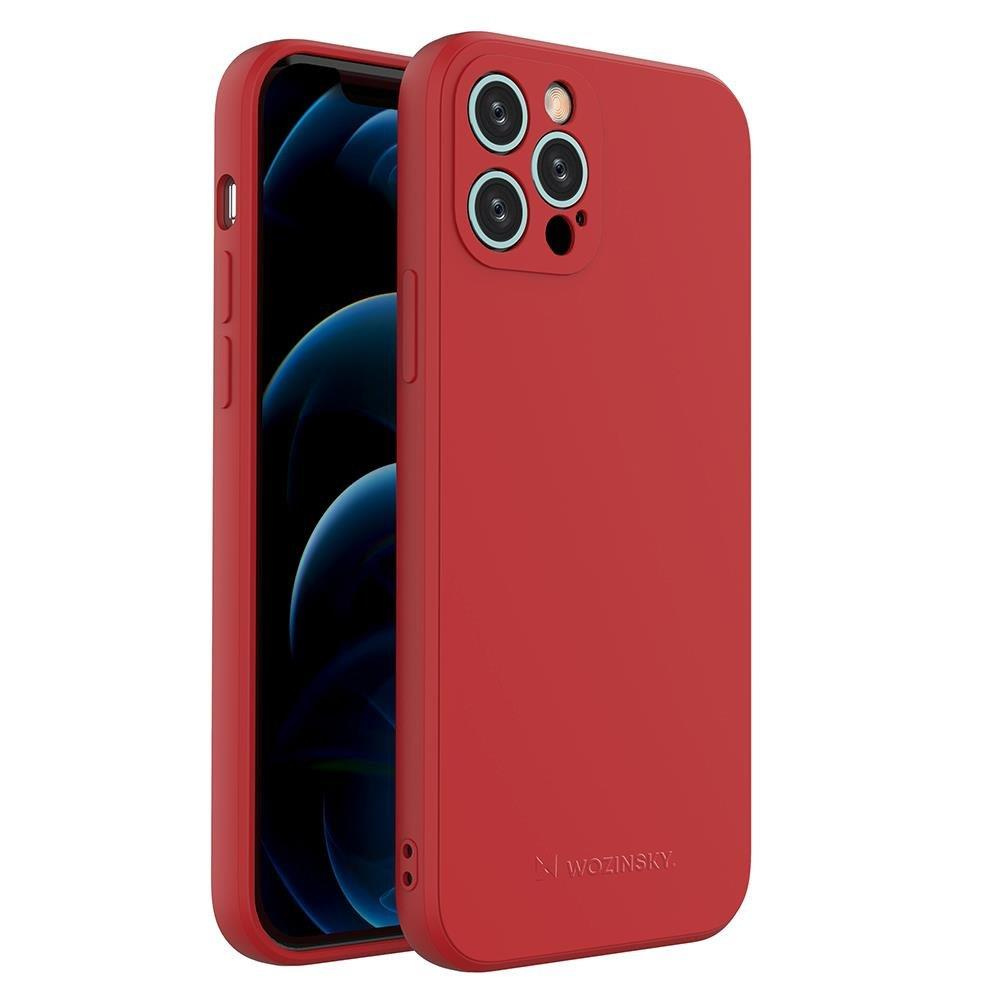 Levně Wozinsky Color Case silikonové pouzdro na iPhone 13 Pro MAX 6.7" red