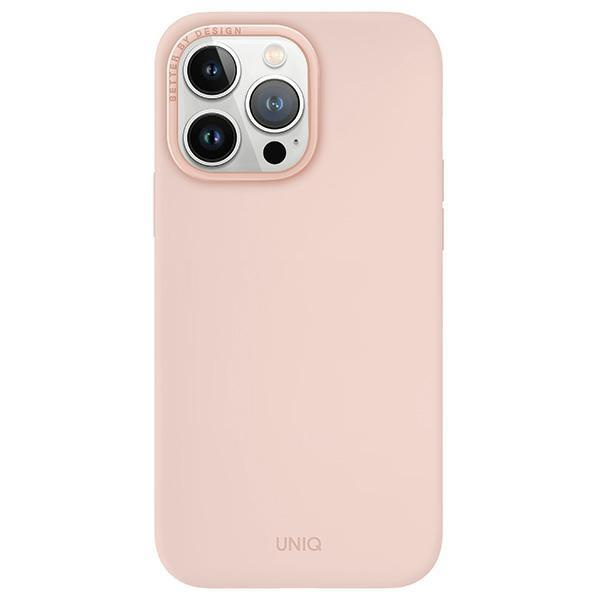 Uniq Lino Hue iPhone 15 Pro Max 6.7" tok Magclick Charging rózsaszínirosas rózsaszín