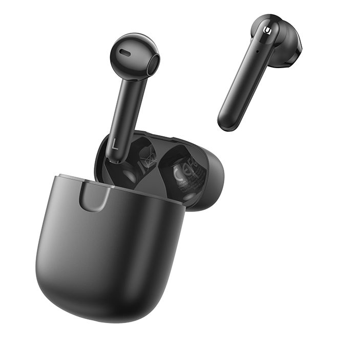 Ugreen WS105 HiTune T2 ENC bezdrôtové vodotesné slúchadlá do uší Bluetooth 5.0 Black