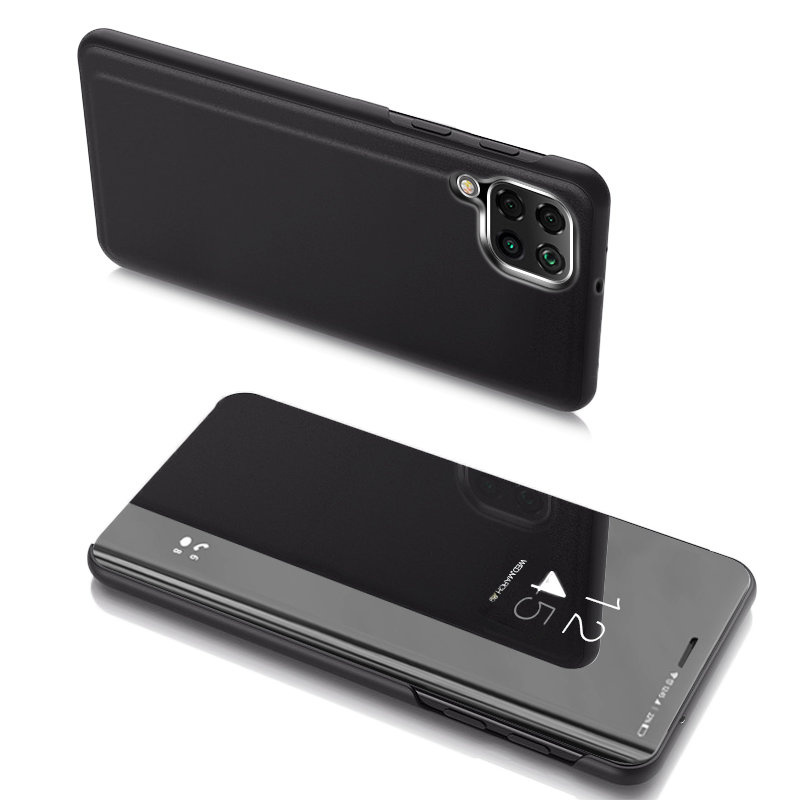 flipové pouzdro Clear View pro Samsung Galaxy A22 4G , černá