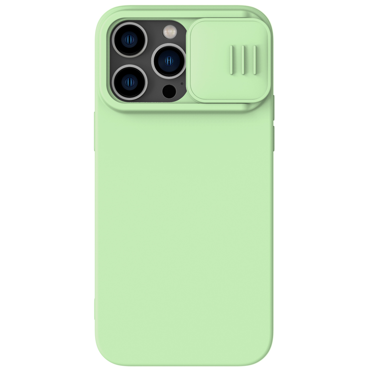 Nillkin CamShield Silky Silicone Case pouzdro iPhone 14 Pro  , zelená