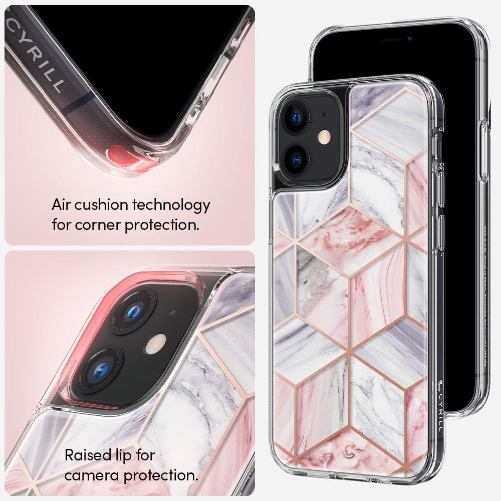 Spigen Cyrill Cecile silikonové pouzdro na iPhone 12 Mini 5.4" Pink Marble