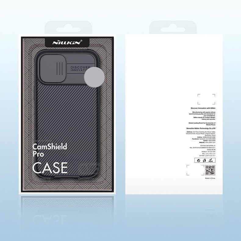 Nillkin CamShield Pro silikonové pouzdro na iPhone 12 Pro MAX 6.7" black