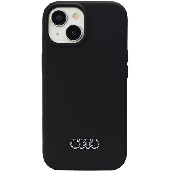Audi Silikonhülle für iPhone 15 - schwarz 