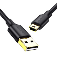 Cavo USB Ugreen 5 pin placcato oro - mini USB 0,5 m nero (US132)